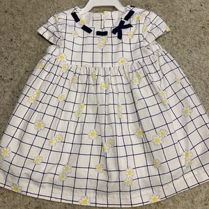 Mayoral dress in blue and white 12 month